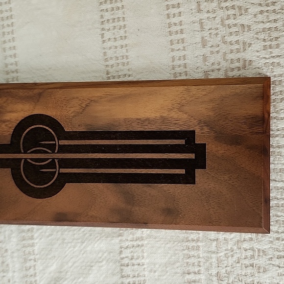 Vintage Christian Carved Wood Plaque  Marriage Cross Unity Wedding 12 x 4 - Picture 4 of 6